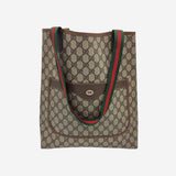 DIAMANTE CANVAS TOTE taske fra brand: GUCCI - We Do Vintage