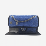 Paris-Salzburg medium wool single flap bag