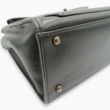 Sort CC lambskin handbag Tote taske fra brand: CHANEL - We Do Vintage