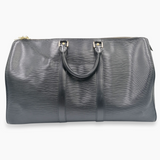Sort Epi læder Keepall 45 taske fra brand: LOUIS VUITTON - We Do Vintage