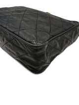 Sort Quilted Camera bag taske fra brand: CHANEL - We Do Vintage