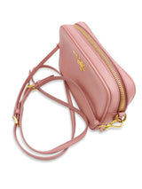 Lyserød Saffiano camara bag taske fra brand: PRADA - We Do Vintage