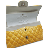 Orange Patent Classic flap medium taske fra brand: CHANEL - We Do Vintage