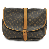 Monogram Canvas Saumur 35 taske fra brand: LOUIS VUITTON - We Do Vintage