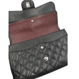 Sort caviar jumbo Classic double flap taske fra brand: CHANEL - We Do Vintage