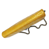Gul patent east west chocolate bar taske fra brand: CHANEL - We Do Vintage