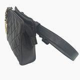 Sort CC Charm belt bag taske fra brand: CHANEL - We Do Vintage