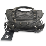 Grå giant hardware City bag taske fra brand: BALENCIAGA - We Do Vintage