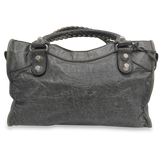 Grå giant hardware City bag taske fra brand: BALENCIAGA - We Do Vintage