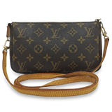 Monogram Canvas Pochette Accessoires m. crossbody rem taske fra brand: LOUIS VUITTON - We Do Vintage