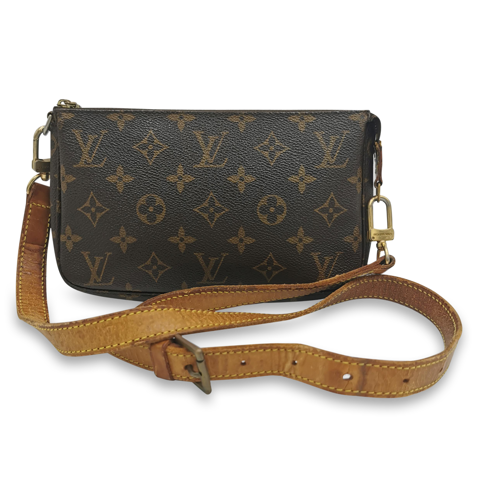 Forstå hellig Lavet af Monogram Canvas Pochette Accessoires m. crossbody rem – We Do Vintage