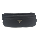 Sort Nylon bæltetaske taske fra brand: PRADA - We Do Vintage
