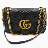 Sort GG Marmont Medium taske fra brand: GUCCI - We Do Vintage