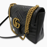 Sort GG Marmont Medium taske fra brand: GUCCI - We Do Vintage