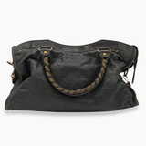 Grå giant hardware City bag taske fra brand: BALENCIAGA - We Do Vintage