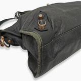 Grå giant hardware City bag taske fra brand: BALENCIAGA - We Do Vintage