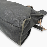 Grå giant hardware City bag taske fra brand: BALENCIAGA - We Do Vintage