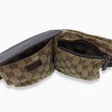 Diamant canvas bælte/crossbodytaske taske fra brand: GUCCI - We Do Vintage