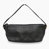 Sort læder boat pochette taske fra brand: GUCCI - We Do Vintage