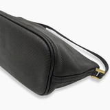 Sort læder boat pochette taske fra brand: GUCCI - We Do Vintage