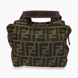 Brun Zucca håndtaske taske fra brand: FENDI - We Do Vintage