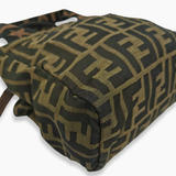 Brun Zucca håndtaske taske fra brand: FENDI - We Do Vintage