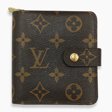 Monogram Canvas compact zip wallet PM taske fra brand: LOUIS VUITTON - We Do Vintage