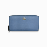 Lyseblå zip around wallet taske fra brand: GUCCI - We Do Vintage