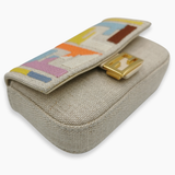 Nano Baguette Charm multicolor taske fra brand: FENDI - We Do Vintage
