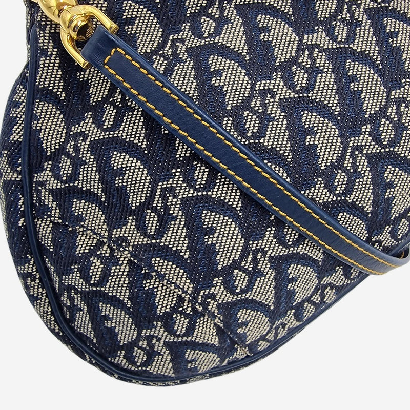 JACQUARD CANVAS SADDLE