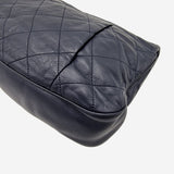 coco pleats soft flap bag mørkeblå