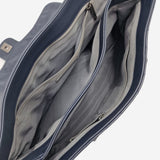 coco pleats soft flap bag mørkeblå