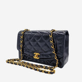 small patent diana flap bag