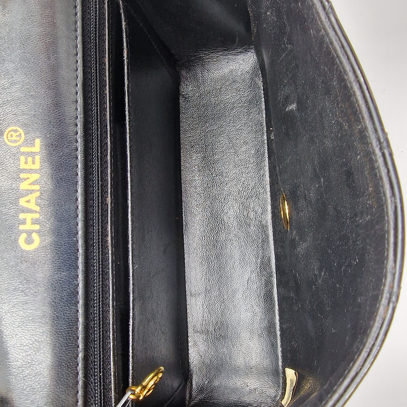 small patent diana flap bag