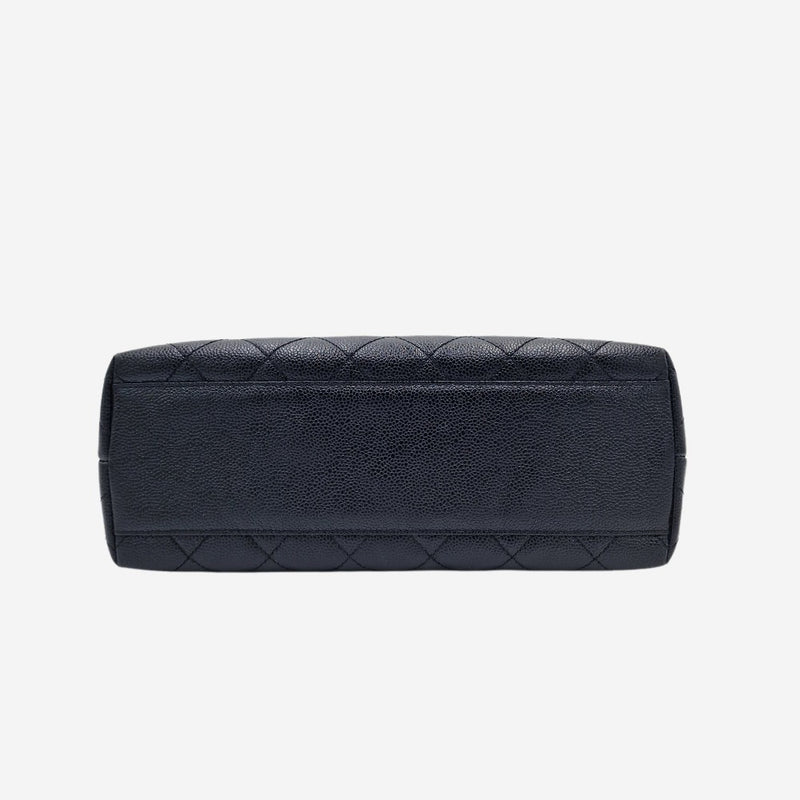 sjælden vintage caviar top handle "kelly"
