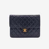 VINTAGE DIAMAND QUILTED FLAP BAG
