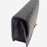 VINTAGE DIAMAND QUILTED FLAP BAG