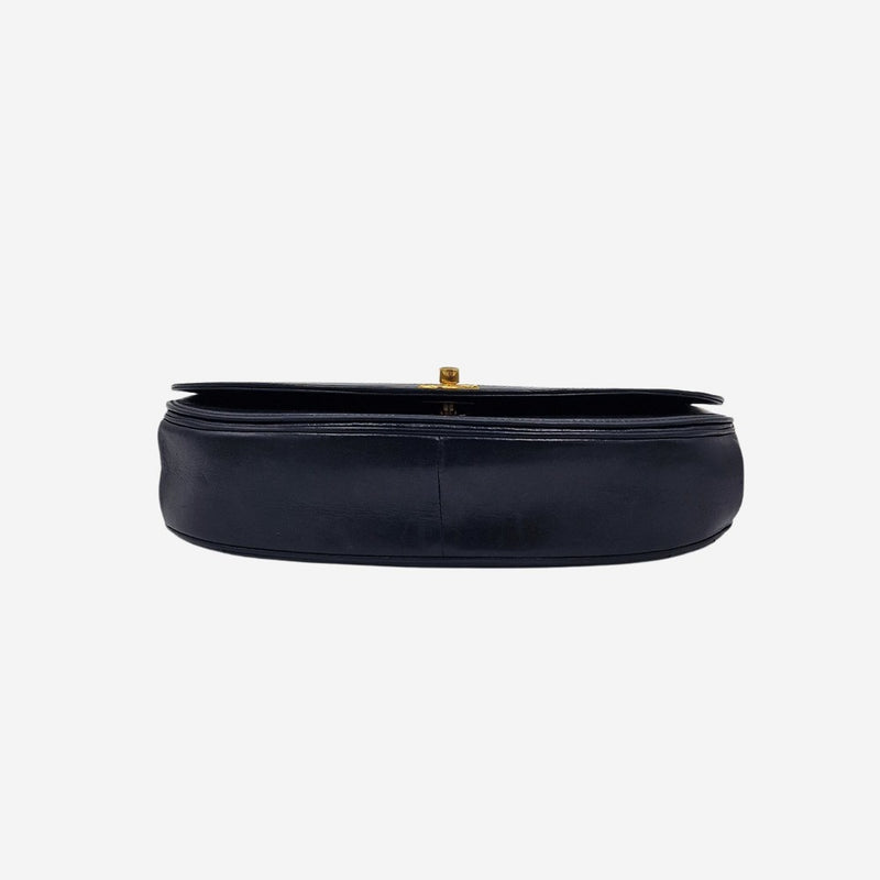 VINTAGE HALF MOON FLAP BAG