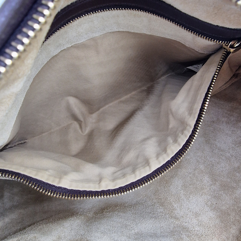 MEDIUM MØRKEBRUN CLASSIC VENETA HOBO