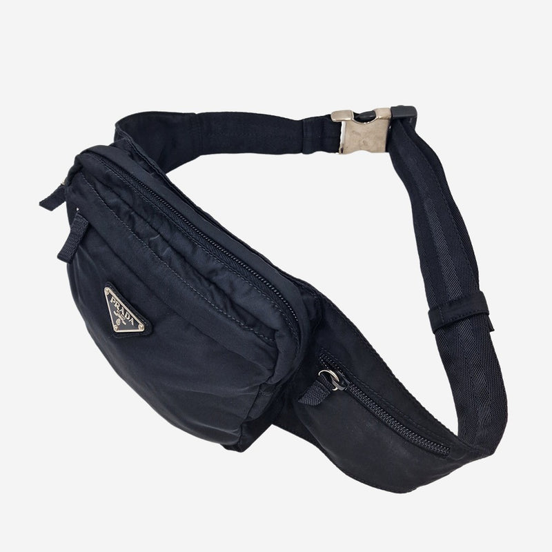 SORT NYLON BÆLTETASKE