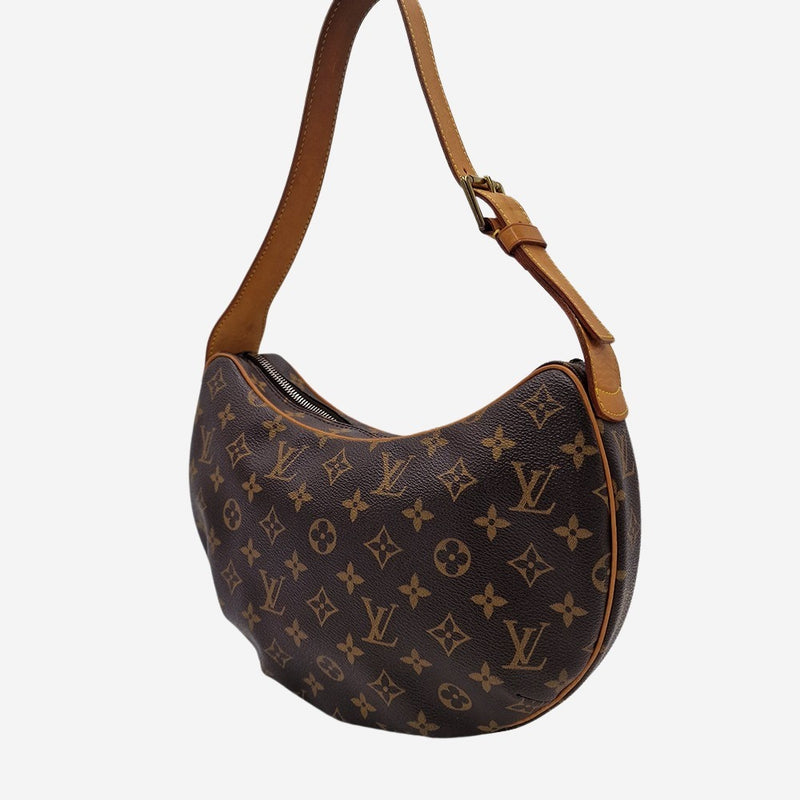 MONOGRAM CANVAS CROISSANT MM
