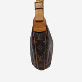 MONOGRAM CANVAS CROISSANT MM