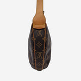 MONOGRAM CANVAS CROISSANT MM