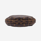 MONOGRAM CANVAS CROISSANT MM