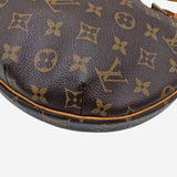 MONOGRAM CANVAS CROISSANT MM