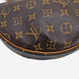 MONOGRAM CANVAS CROISSANT MM