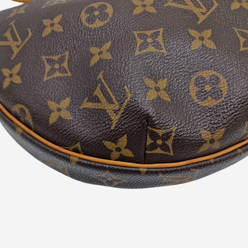 MONOGRAM CANVAS CROISSANT MM