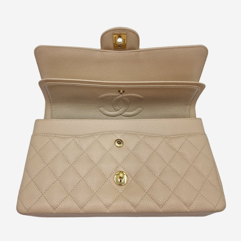 CAVIAR MEDIUM CLASSIC DOUBLE FLAP