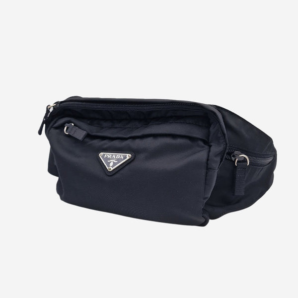 SORT NYLON BÆLTETASKE