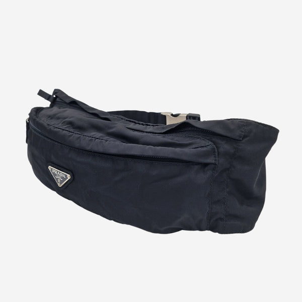 SORT NYLON BÆLTETASKE